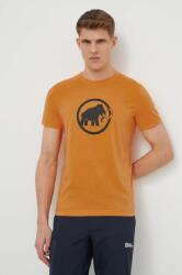 MAMMUT sportos póló Core narancssárga, nyomott mintás - narancssárga S