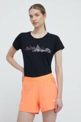 La Sportiva t-shirt Peaks női, fekete, O18999322 - fekete XS