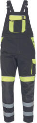 CERVA Max Vivo Reflex munkavédelmi kantáros nadrág fekete/sárga színben (0353004464046)