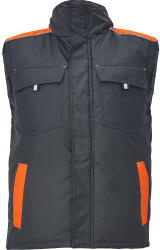 CERVA Max Vivo munkavédelmi mellény fekete/narancs színben (03030166C1007)