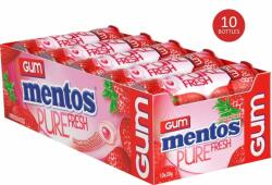Mentos Pure Fresh Gum Capsuni 10 x 30 g