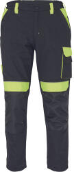 CERVA Max Vivo munkavédelmi nadrág fekete/sárga színben (0352008564060)