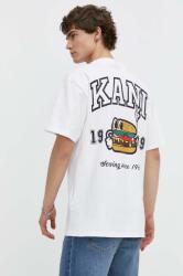 Karl Kani pamut póló fehér, férfi, nyomott mintás - fehér XXL - answear - 11 990 Ft