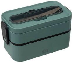 5Five Simply Smart Cutie Lunch Box Green, plastic, 21.5 x 11 x H 11.5 cm