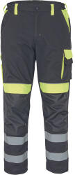 CERVA Max Vivo Reflex munkavédelmi nadrág fekete/sárga színben (0352008664048)