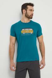 La Sportiva t-shirt Van zöld, férfi, nyomott mintás, H47733733 - zöld XL
