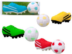 Trendhaus radír, foci+cipő, 4-féle szín (934499)