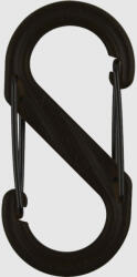 NiteIze SBP2-03-01BG S -Biner® műanyag dupla karabiner #2 - Fekete (SBP2-03-01BG)