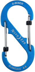 NiteIze LSBA4-03-R6 S -Biner® Slidelock® alumínium #4 - kék (LSBA4-03-R6)
