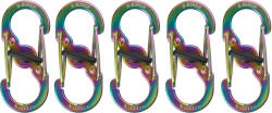 NiteIze LSBM-07-5R7 S -Biner® Microlock® acél - 5 csomag - Spectrum (LSBM-07-5R7)