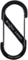 NiteIze SB5-03-01 S -Biner® acél dupla karabiner #5 - Fekete (SB5-03-01)
