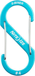 NiteIze S -biner® alumínium dupla karabiner #4 - kék (SBA4-03-R6)