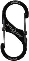 NiteIze S -Biner® Slidelock® acél #3 - Fekete (LSB3-01-R6)