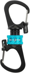 NiteIze MSBL-03-R7 Slidelock® 360 ° mágneses csatlakozós dupla karabiner - kék (MSBL-03-R7)