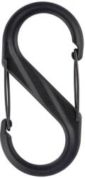 NiteIze SBP8-03-01BG S -biner® műanyag dupla karabiner #8 - fekete (SBP8-03-01BG)