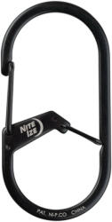 NiteIze GS3-01-R6 G -Series® dupla kamrás karabiner #3 - Fekete (GS3-01-R6)