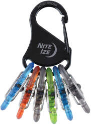 Nite Ize Keyrack Locker® S -Biner® műanyag - vegyes (KLKP-01-R3)