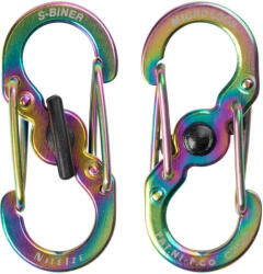 NiteIze S -Biner® Microlock® acél - 2-es csomag - spektrum (LSBM-07-2R3)