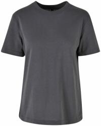 Build Your Brand Női oversize póló - Sötétszürke | 3XL (BY211-1000354887)