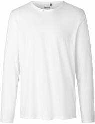 Neutral Tricou cu mânecă lungă pentru bărbați din bumbac organic Fairtrade - Albă | 4XL (NE-O61050-1000363633)
