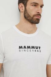 MAMMUT sportos póló Mammut Core fehér, nyomott mintás - fehér S