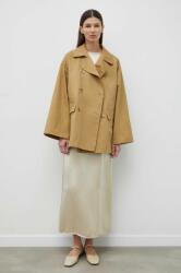 Lovechild rövid kabát női, bézs, átmeneti, oversize - bézs 40