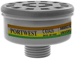 Portwest P926 ABEK2 gázszűrő univerzális menetes (4 db) (P926BKR)