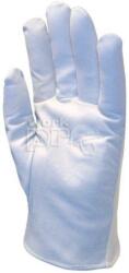 Kesztyű színkecskebőr rugalmas dzsörzé kézháttal (11-es méretben is) fehér 10 (850)
