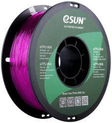 eSUN - eTPU-95A - (Transparent Purple) Átlátszó lila - 1, 75mm - 1 kg