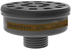 Portwest P906 A2 gázszűrő univerzális menetes (6db) (P906BKR)