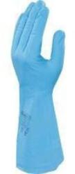 Kesztyű vékony nitril 33cm blue 07 (NITREX_830-7)