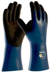 Kesztyű ATG (56-530) Maxidry Lr nitril teljesen mártott olajálló darkblue 9 (A3049-09)