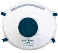 Portwest P203 FFP2 szelepes Dolomit légzésvédő maszk (P203WHR) - munkavedelem