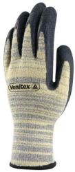 Kesztyű Venicut52 kötött kevlár/üvegszál tenyerén latex bevonat yellow/black 09 (VENICUT52-09)