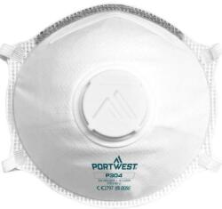 Portwest P304 FFP3 szelepes Dolomite Light Cup légzésvédő maszk (P304WHR) - munkavedelem