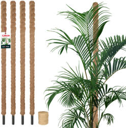 KOTARBAU țăruș Pentru Plante De Nucă De Cocos 120 Cm X 32 Mm Set De 4 Buc (zsy2572)