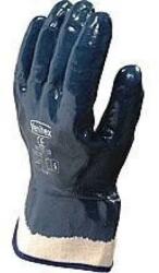  Kesztyű Jersey NI175 pamut/nitril szellőző kézhát 6cm hosszú blue 9 (NI175-KEK-9)