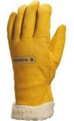  Kesztyű színmarhabőr akril bélés yellow 8 (FBF1508)