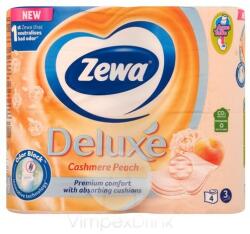 Zewa Deluxe Toalettpapír 3 rétegű, 4 tekercs, barack illatú