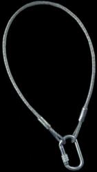 Zuhanásgátló Steel wire anchor sling Flum with carab. 1m (0809002599010)