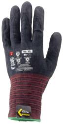  Kesztyű Eurocut n606 nitril tenyér vágásbiztos piros/kék 10 (1CUFF00010)