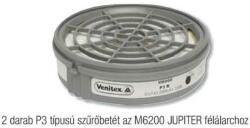 Szűrőbetét P3 típusú M6200 jupiter félálarchoz (2db) grey (M6000P3)
