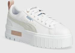 PUMA cipő Mayze Lth fehér, platformos, 384209 - fehér Női 40