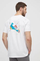 La Sportiva t-shirt Mantra fehér, férfi, nyomott mintás, F31000000 - fehér XL