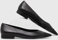 Answear Lab bőr balerina cipő fekete - fekete Női 39 - answear - 24 585 Ft