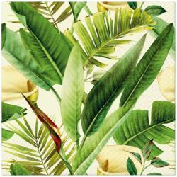 PAW Trópusi levelek papírszalvéta 33x33 cm 3 rétegű, 20 db/csomag