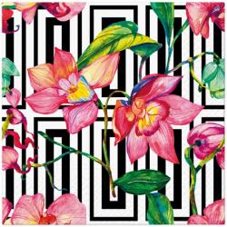 PAW Papírszalvéta 33x33 cm 3 rétegű 20 lap/csomag - Vadvirág Orchidea