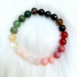  Tavaszi virágzás kristálykarkötő