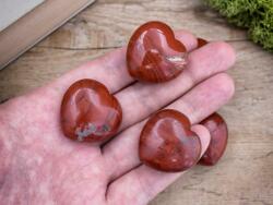 R. M. ékszer Ásványok Heart vörös jáspis közepes ásvány szív (17044RM)