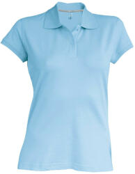 Kariban Női rövid ujjú galléros piké póló, Kariban KA242, Sky Blue-3XL (ka242sb-3xl)